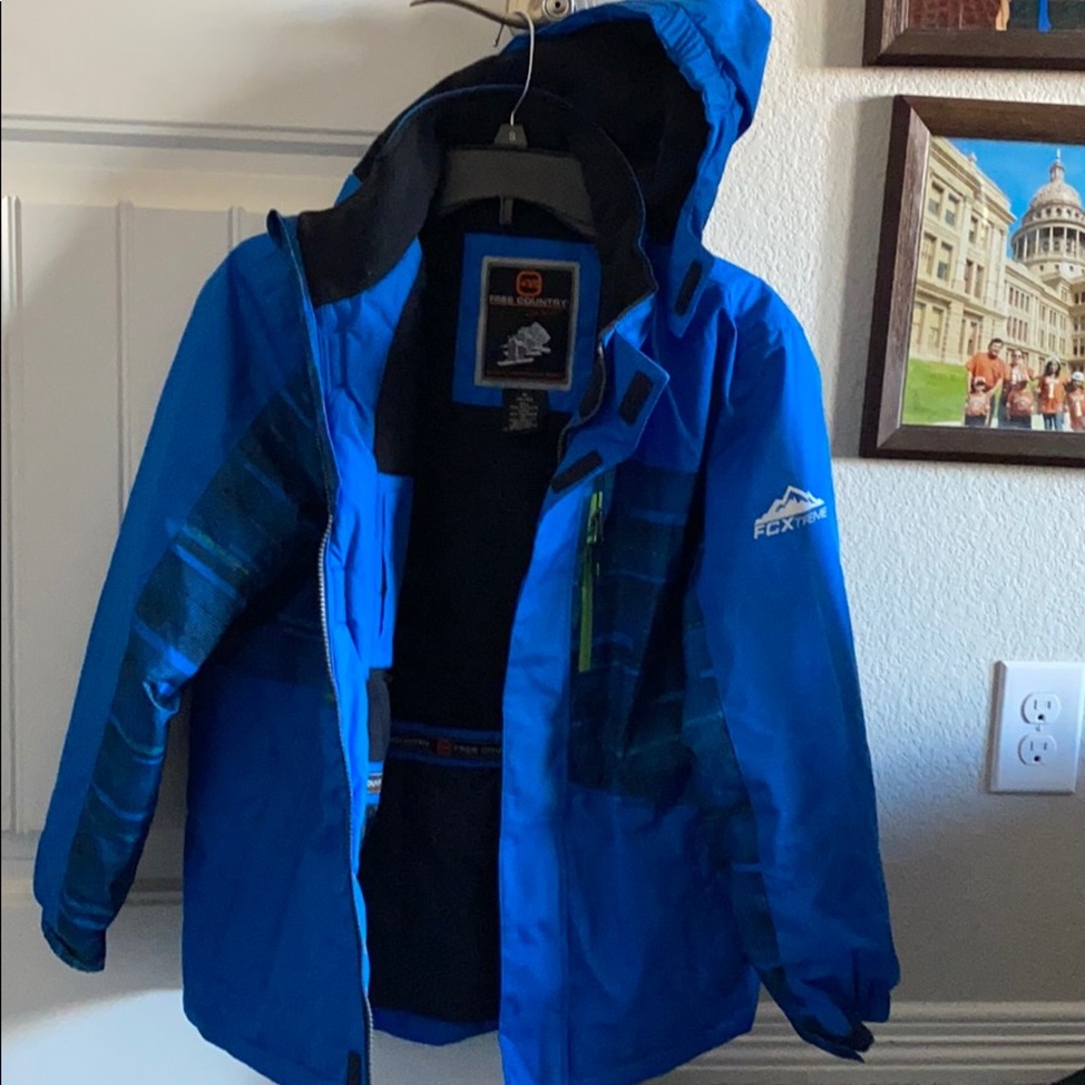 Free Country M Blue snow jacket